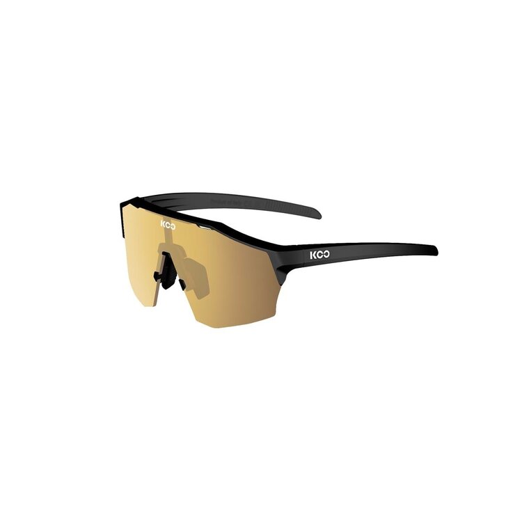 Koo KOO - Alibi - Black with Gold Lenses - Large
