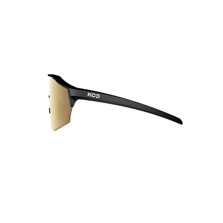 Koo KOO - Alibi - Black with Gold Lenses - Large