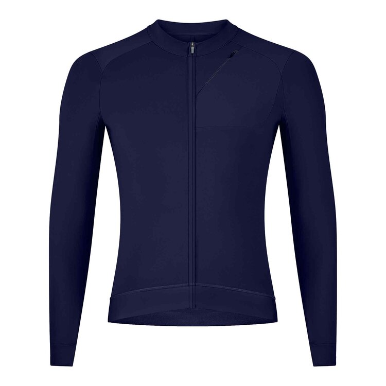 Le Braquet Maillot thermal vélo homme Le Braquet Flandres manches longues - Marin