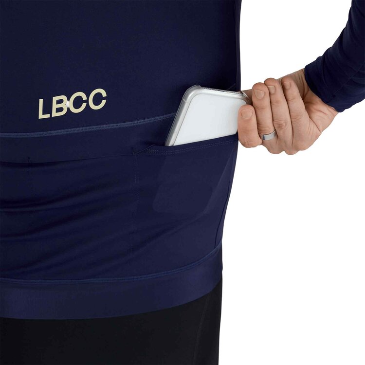 Le Braquet Maillot thermal vélo homme Le Braquet Flandres manches longues - Marin