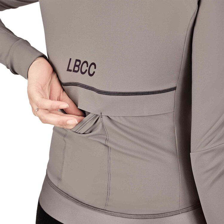 Le Braquet Maillot thermal vélo femme Le Braquet Flandres manches longues - Minéral