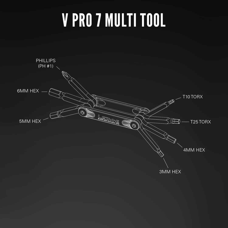 Lezyne Multi-outil vélo Lezyne V Pro 7 compact