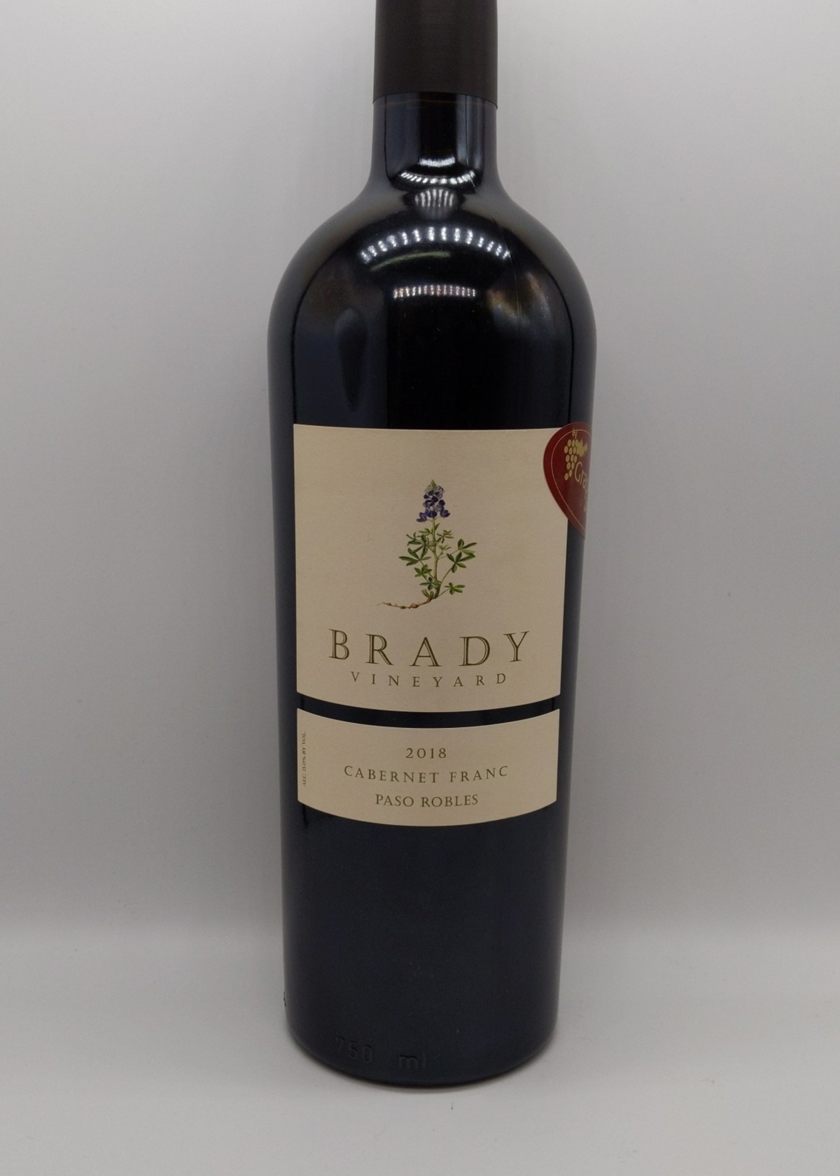 2019 BRADY VINEYARDS CABERNET FRANC 750ml