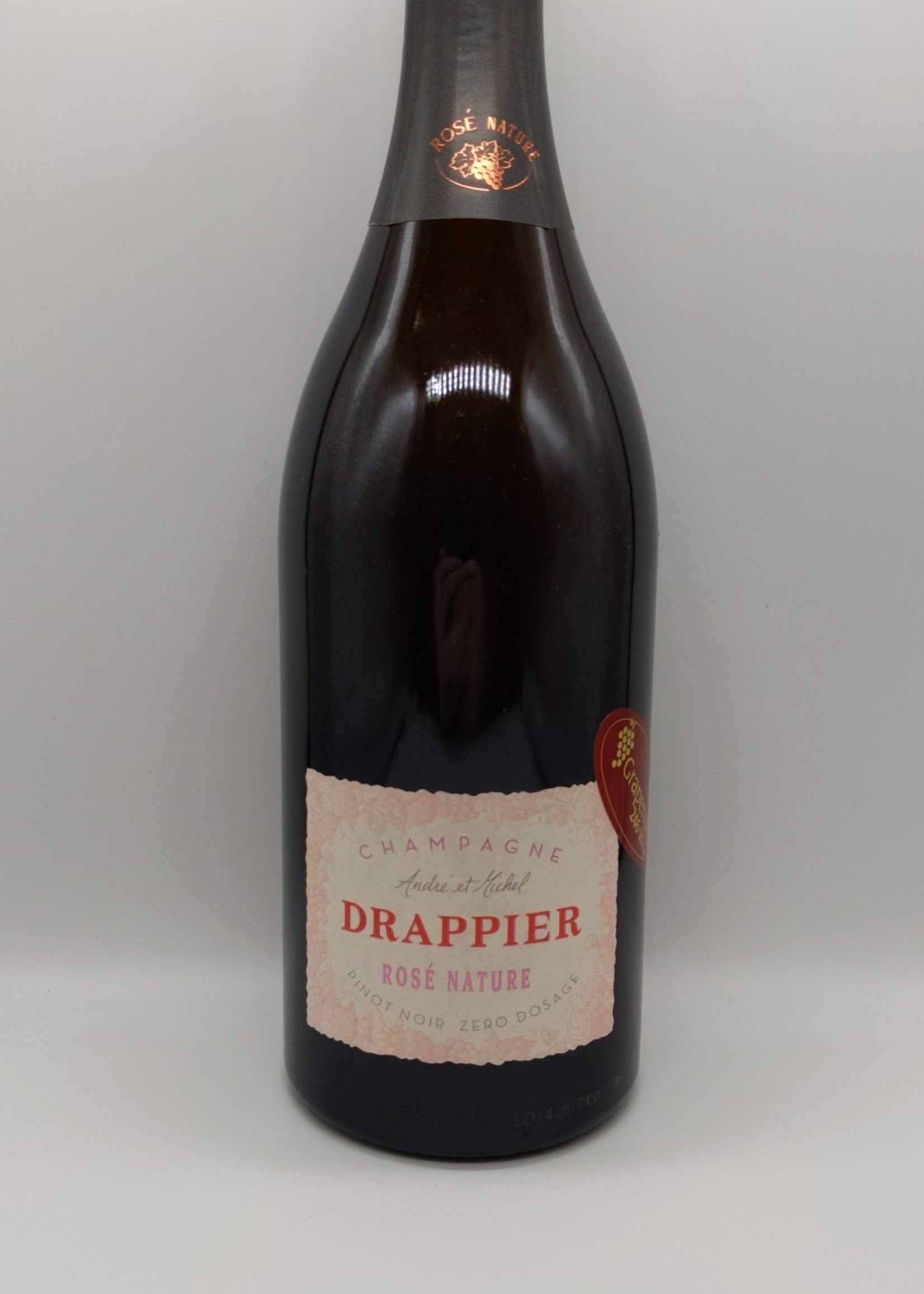 NV DRAPPIER BRUT NATURE PINOT NOIR ROSE 750ml