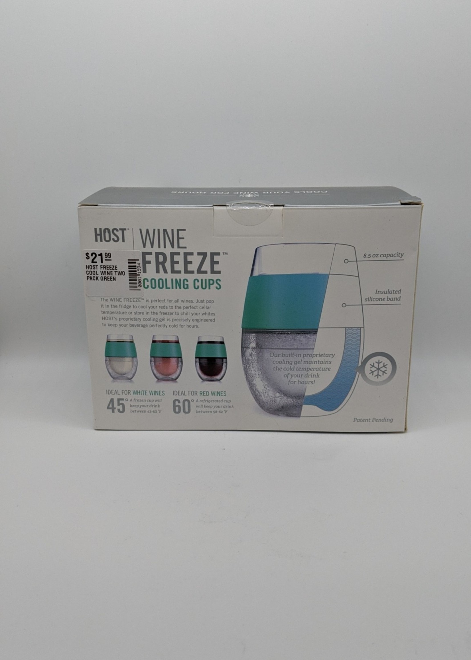 HOST FREEZE COOL WINE TWO PACK GREEN