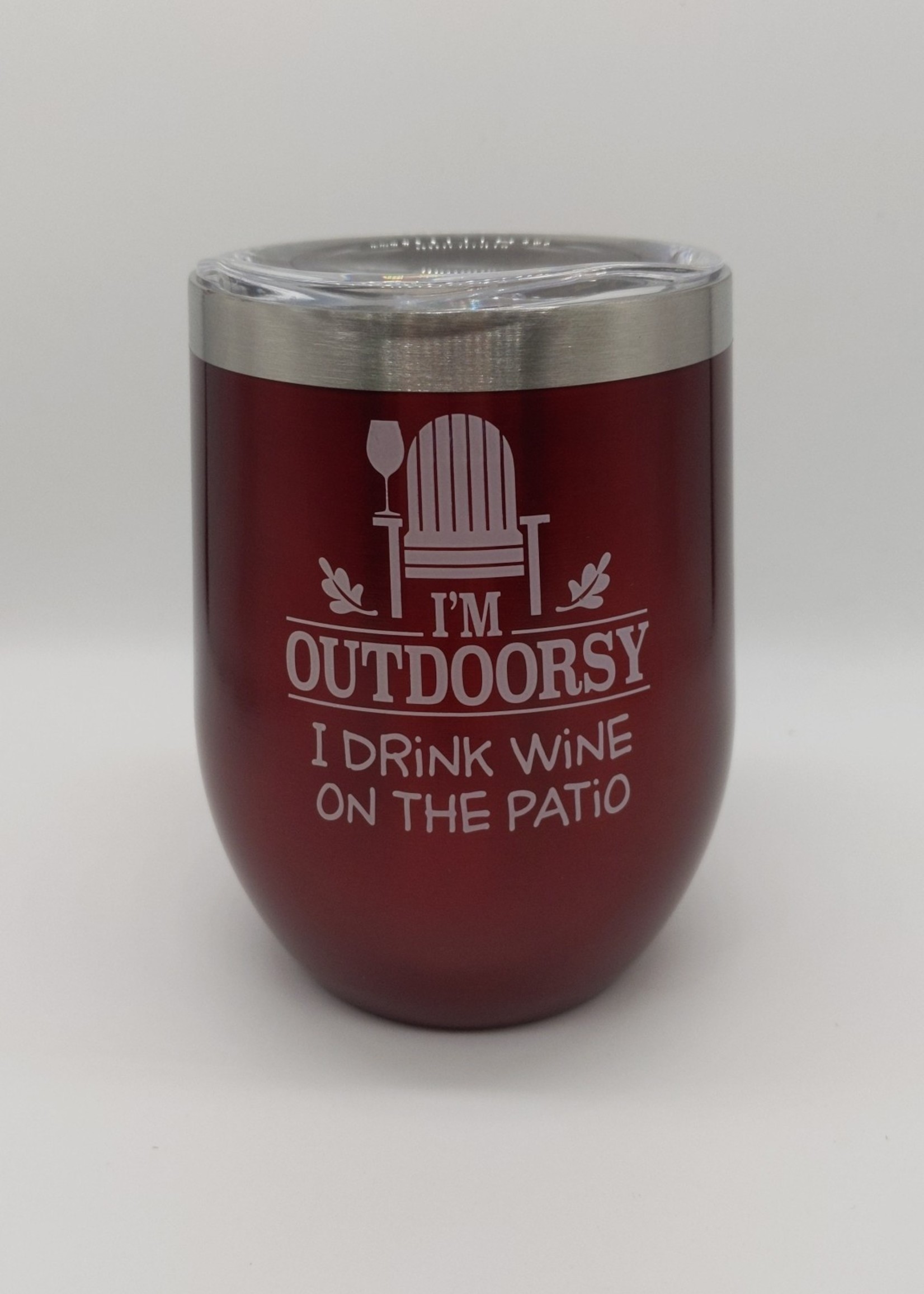 WINE TUMBLER OUTDOORSY RED