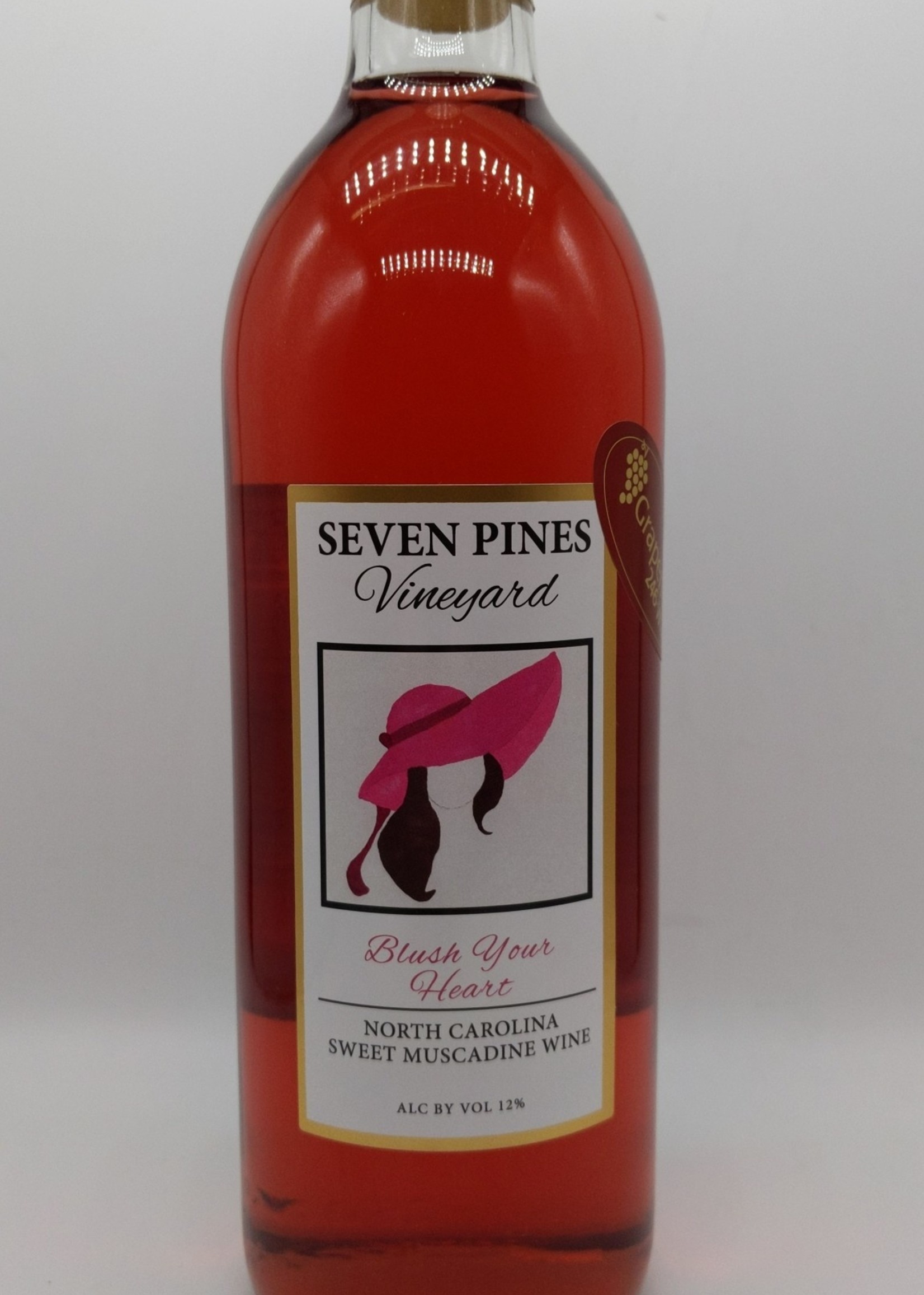 NV SEVEN PINES BLUSH YOUR HEART ROSE 750ml