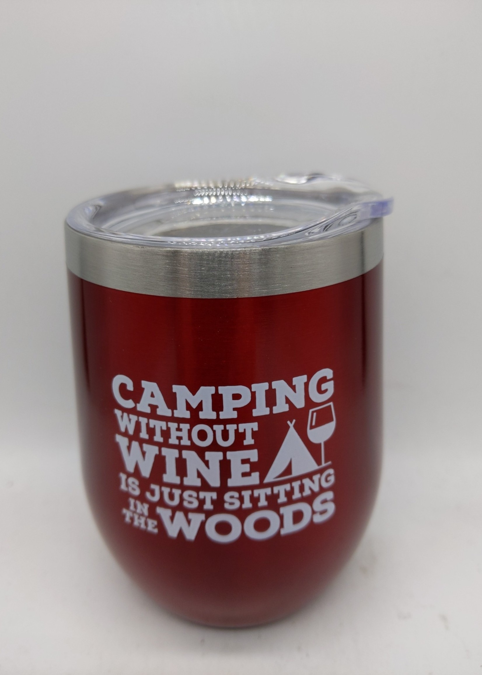 WINE TUMBLER CAMPING WITHOUT WINE RED