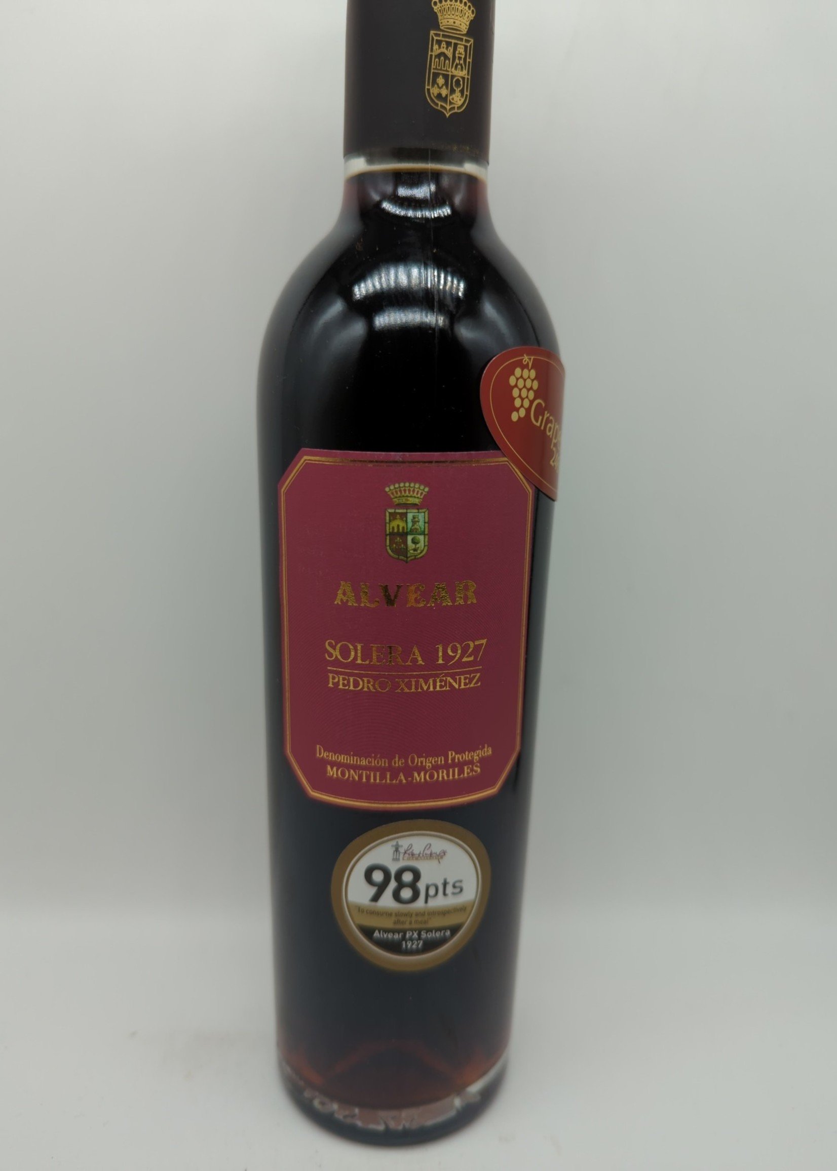 1927 ALVEAR MONTILLA MORILES PEDRO XIMENEZ SOLERA 375ml