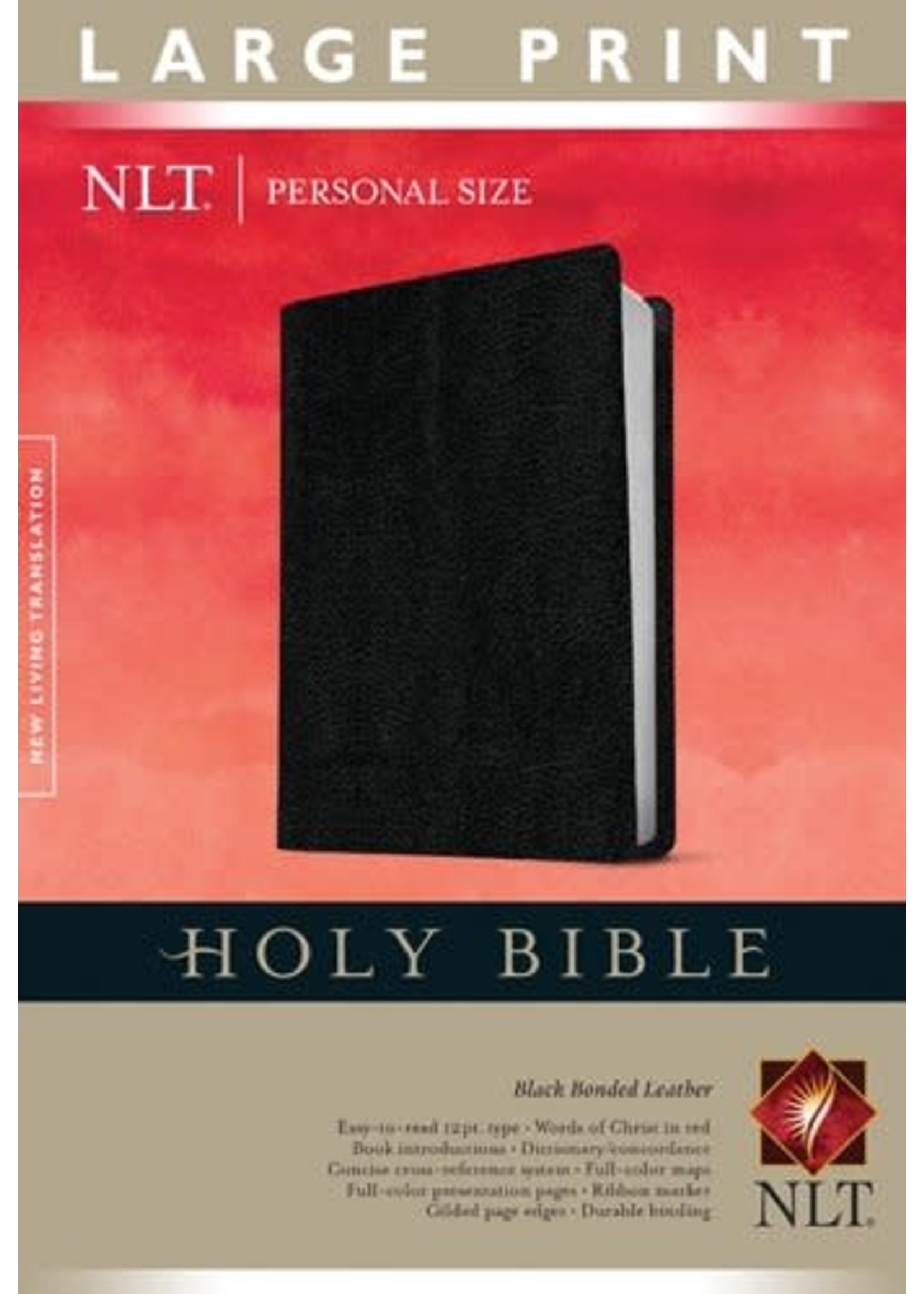 NLT  Large Print Black Holy Bible