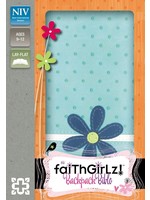 NIV Faithgirlz! Backpack Bible, Imitation Leather, Turquoise