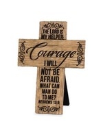 Courage Woodgrain Cross