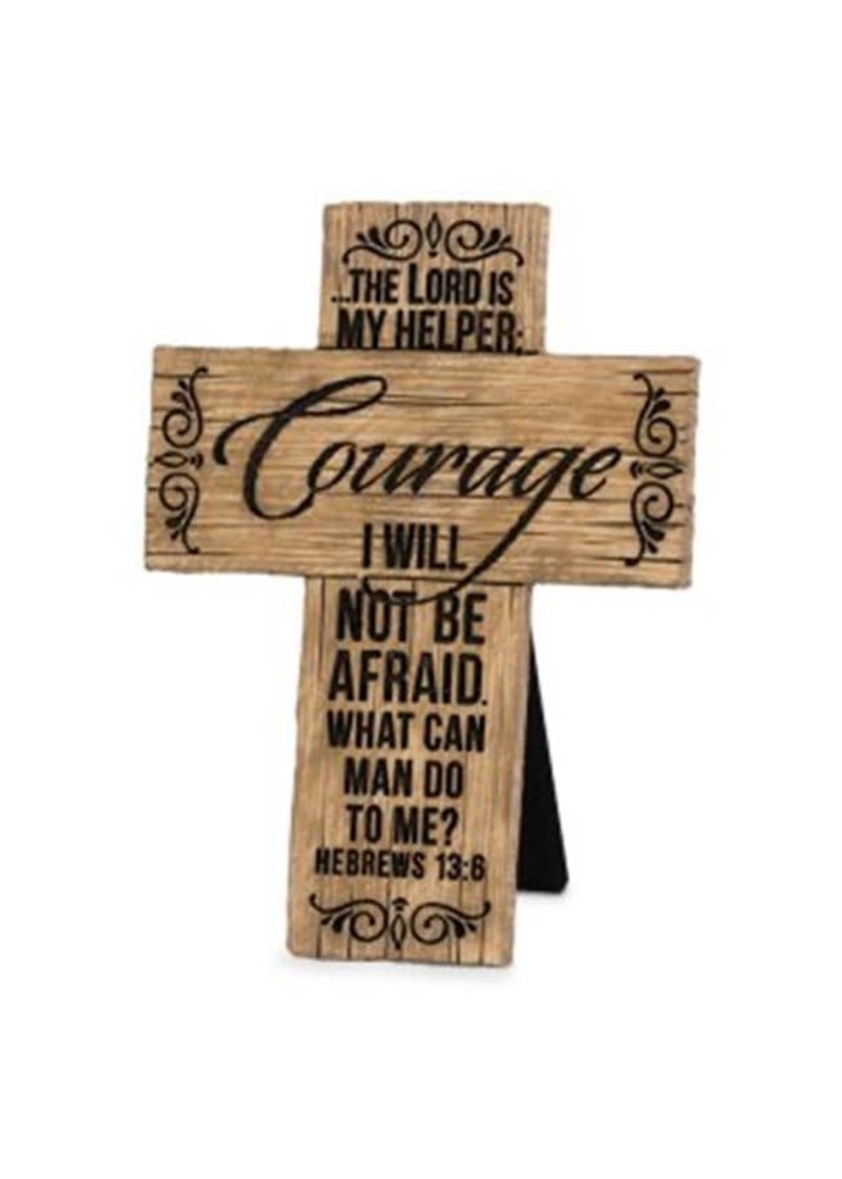 Courage Woodgrain Cross