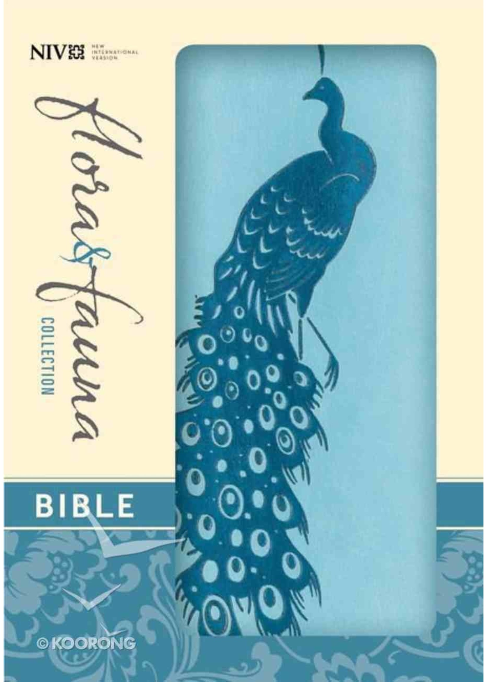 NIV Flora & Fauna Peacock Bible