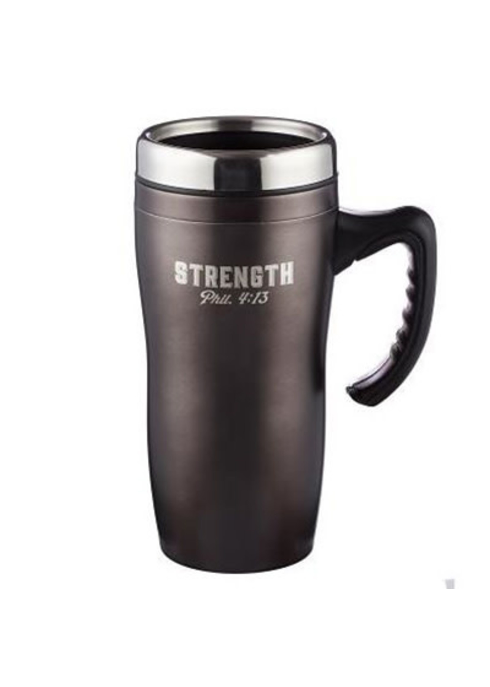 Steel Strength Travel Mug Brown