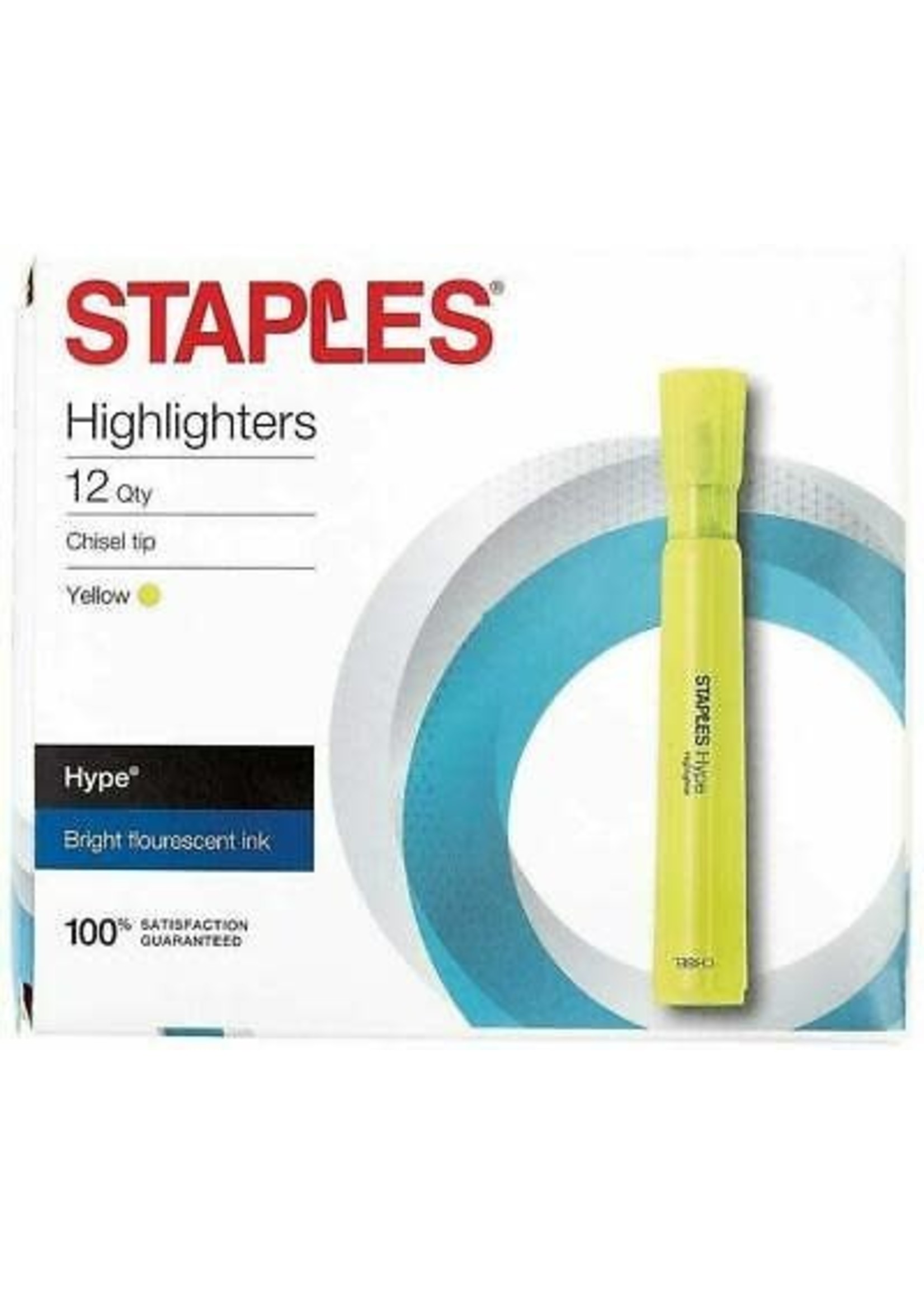 Staples Yellow Highlighter