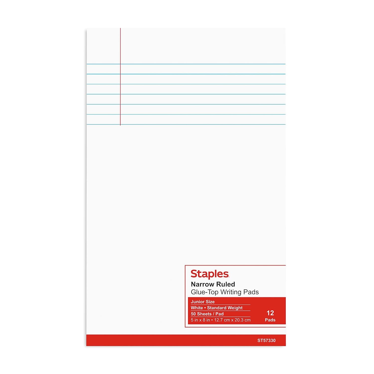 Staples Junior Writing Pad Faith in Action Bookstore (FBCLG)