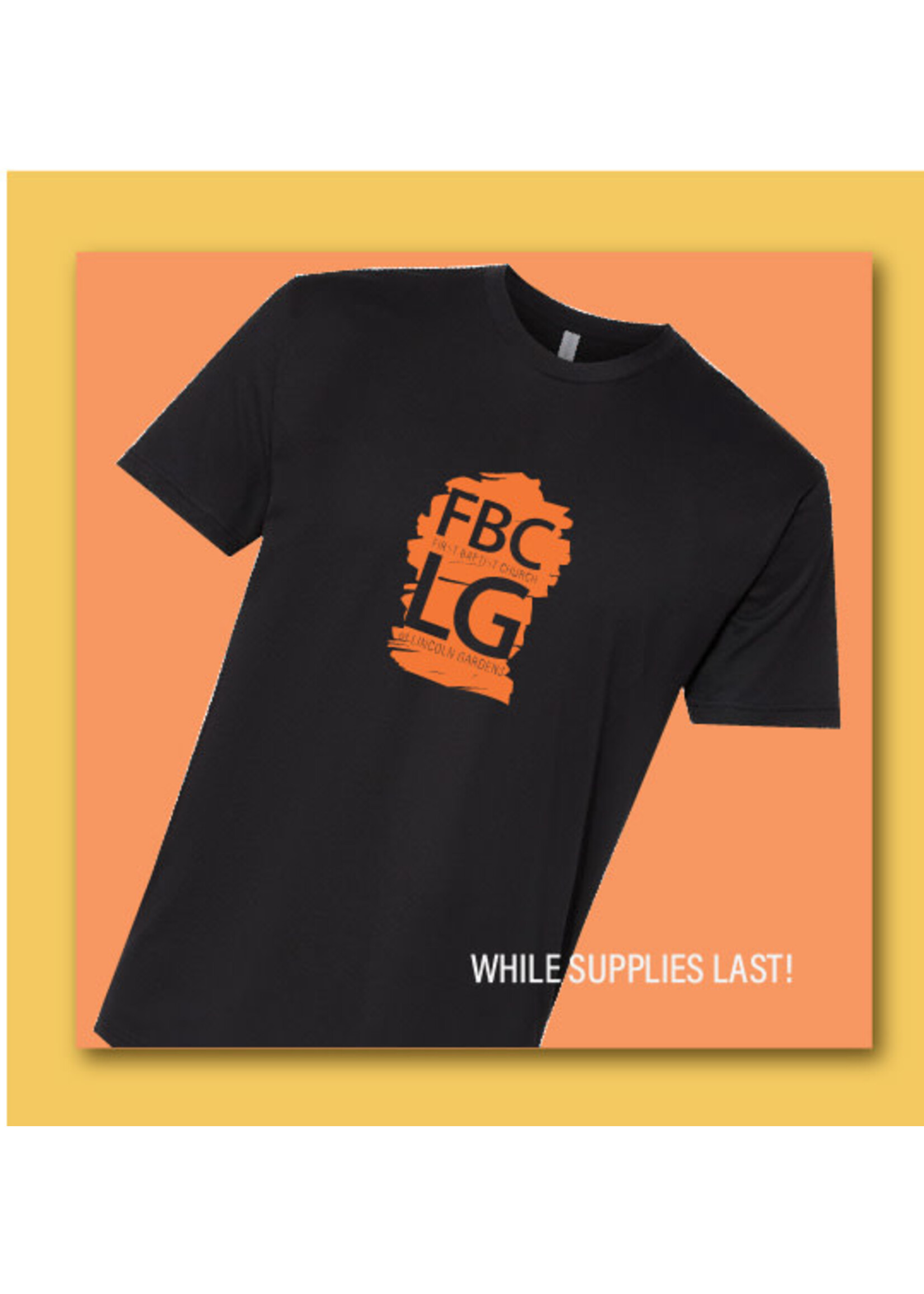 FBCLG T-Shirt Black (orange)