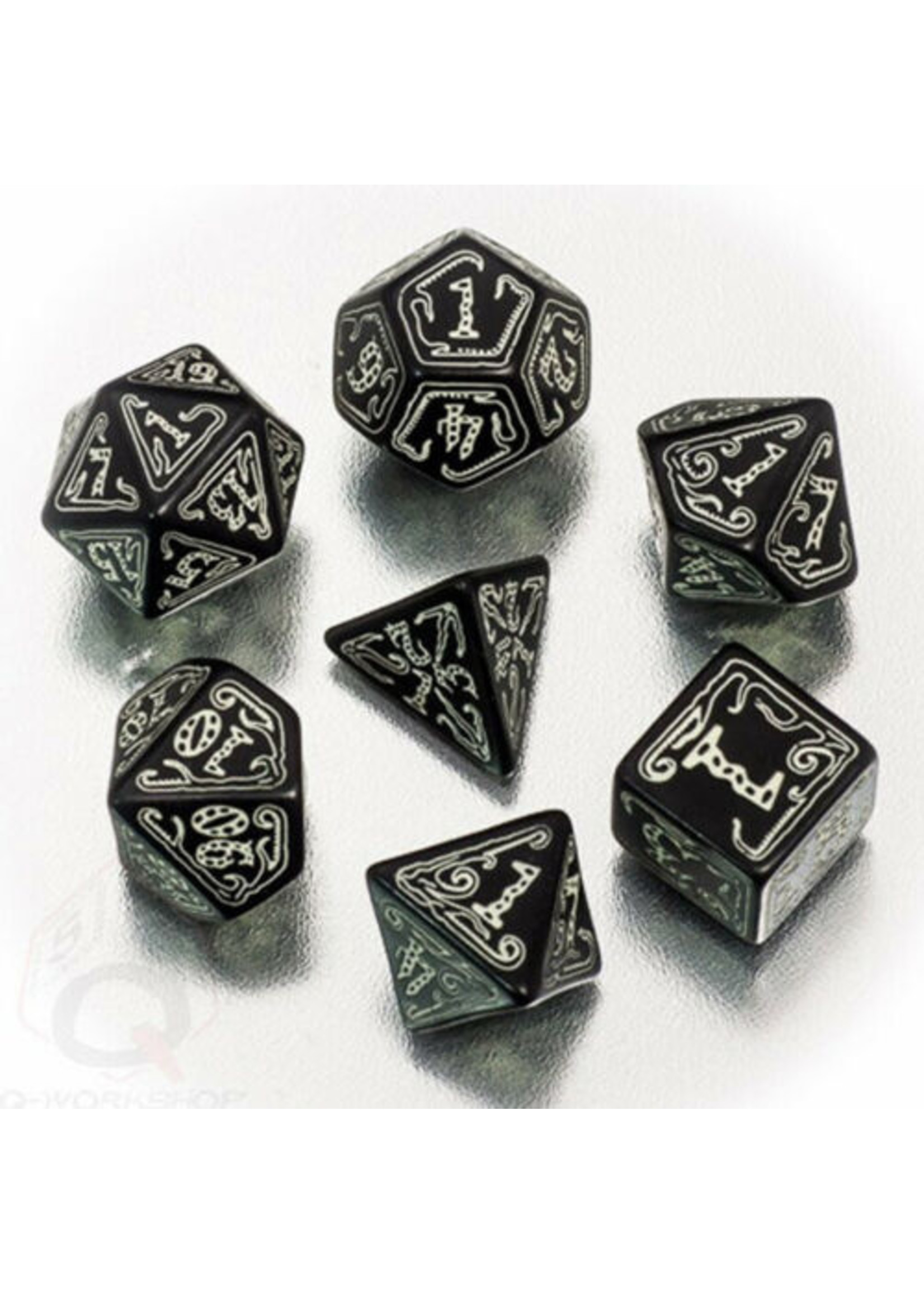 Call of Cthulhu Call of Cthulhu: Dice Set Black/GlowNDark (7)