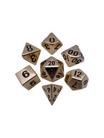 Metal Dice 16MM Gold Metal Dice Set