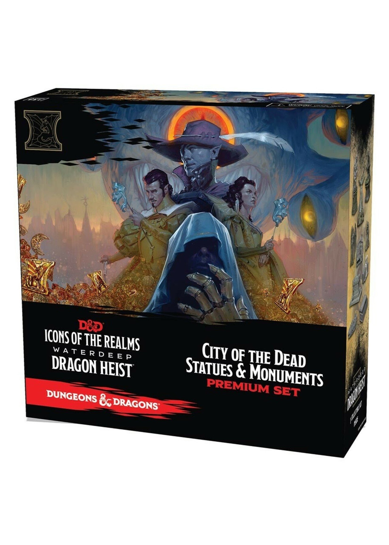 Dungeons & Dragons 5e Dungeons & Dragons Fantasy Miniatures: Icons of the Realms Set 9 Waterdeep Dragon Heist - City of the Dead Case Incentive