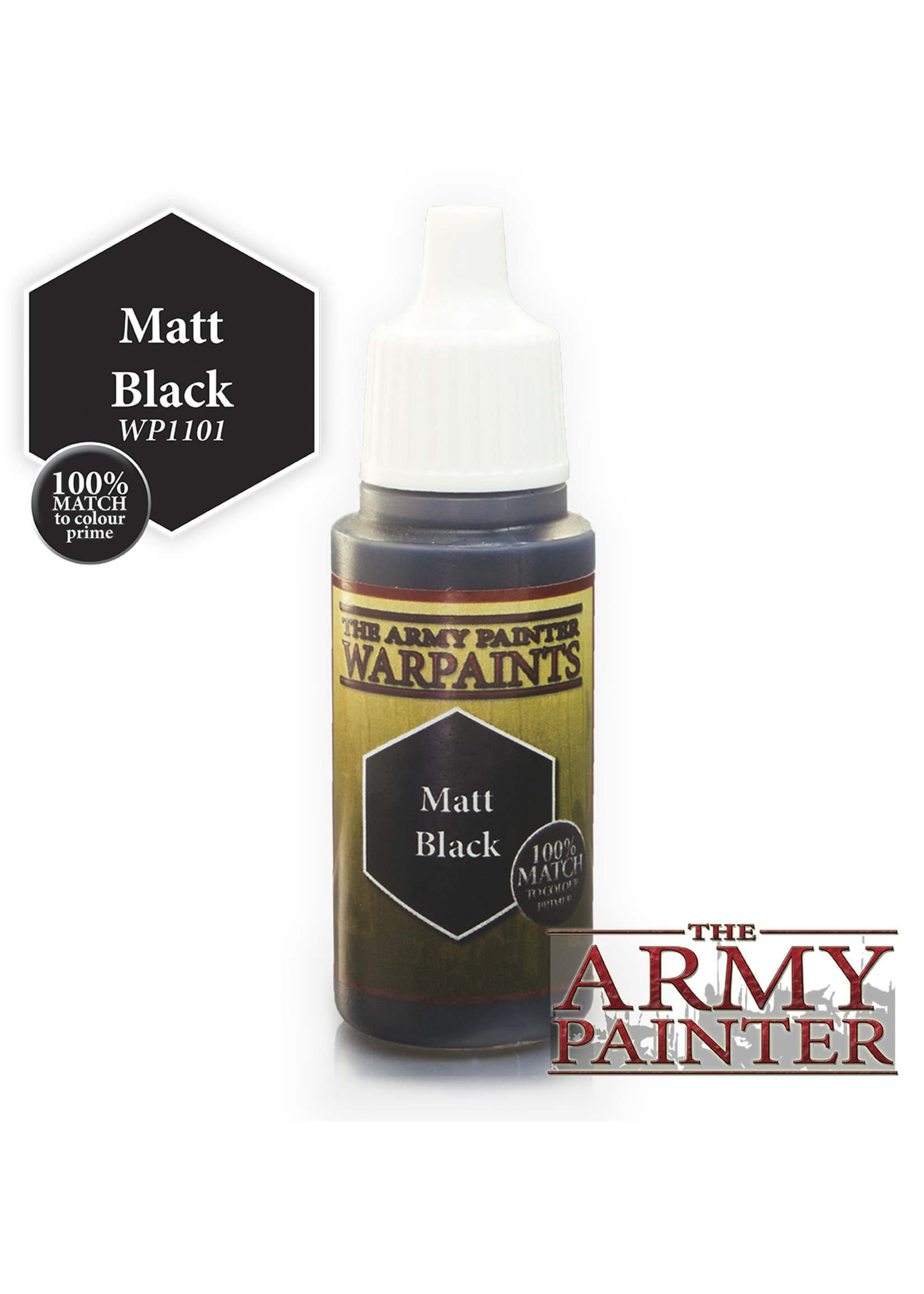 The Army Painter Warpaints: Matt Black 18ml