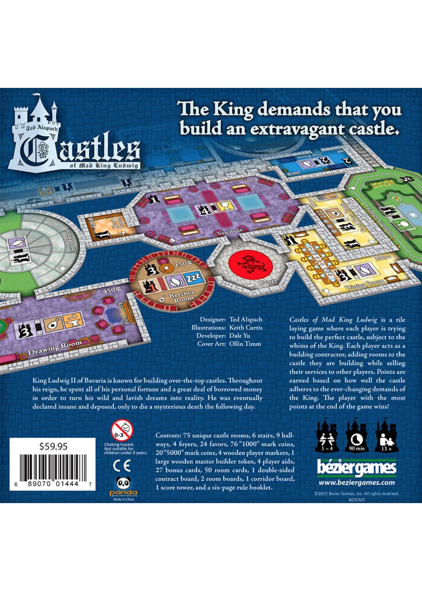 Bezier Games Castles Of Mad King Ludwig