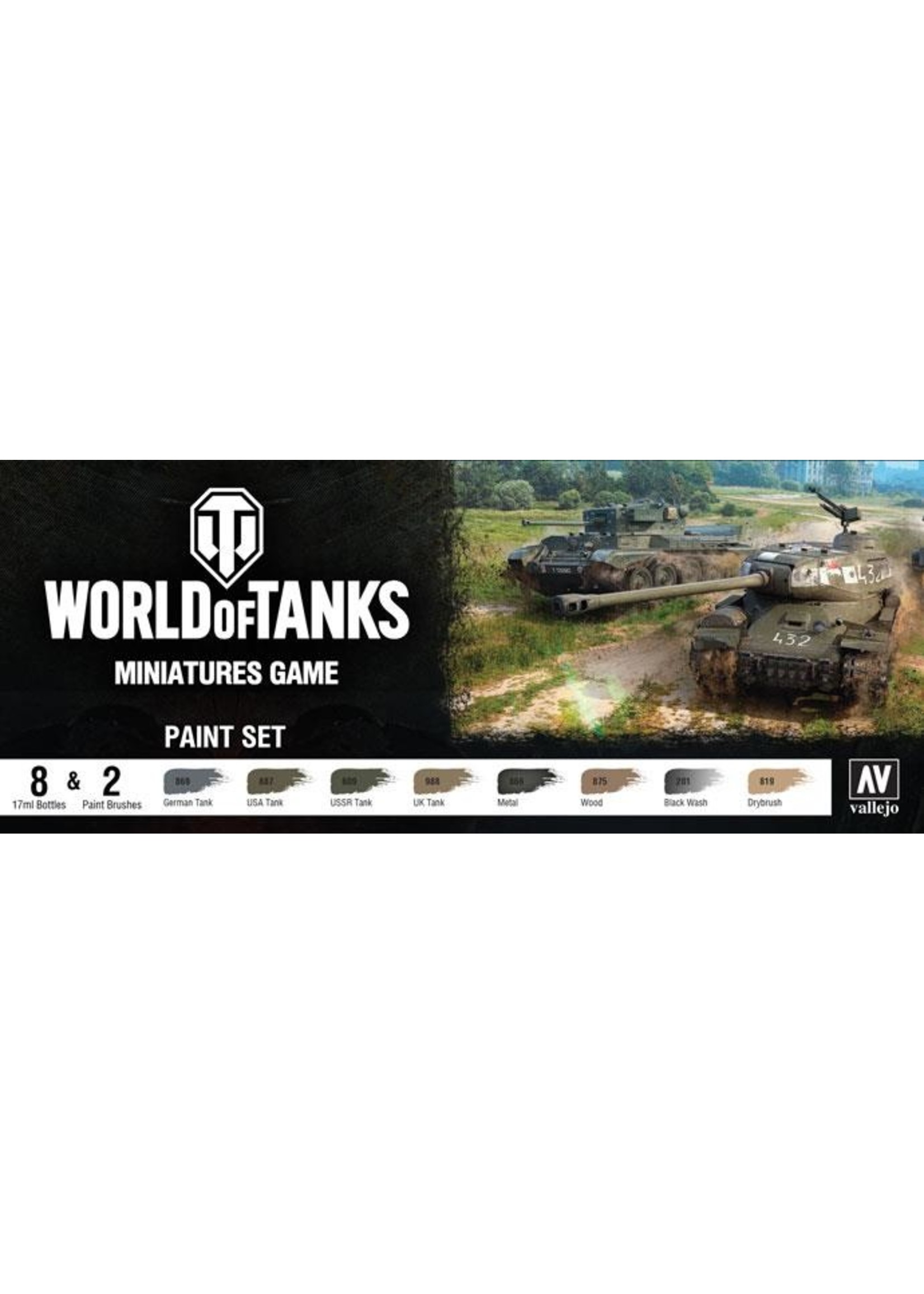 World Of Tanks World of Tanks: Miniatures Game - Paint Set