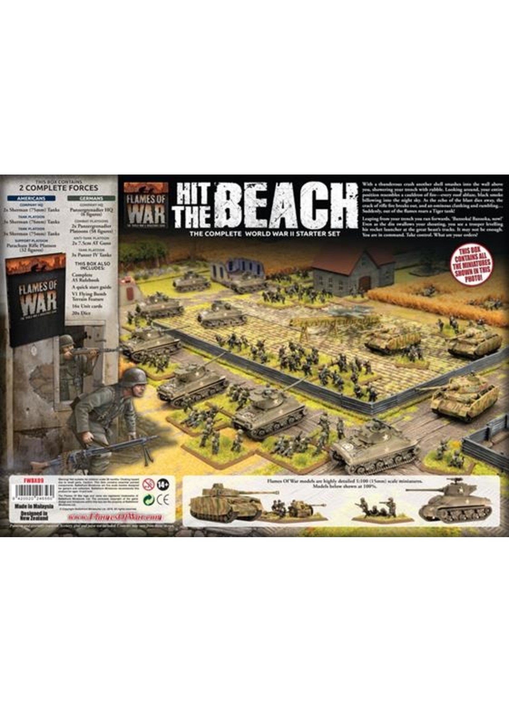 Flames Of War Hit The Beach Army Set