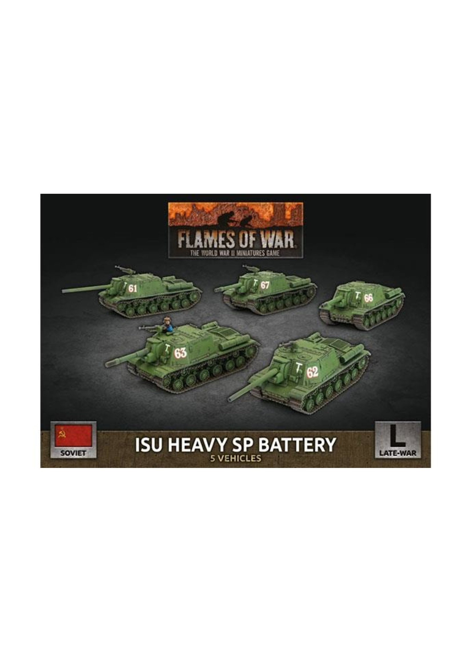 Flames Of War ISU Heavy SP Battery (Plastic)