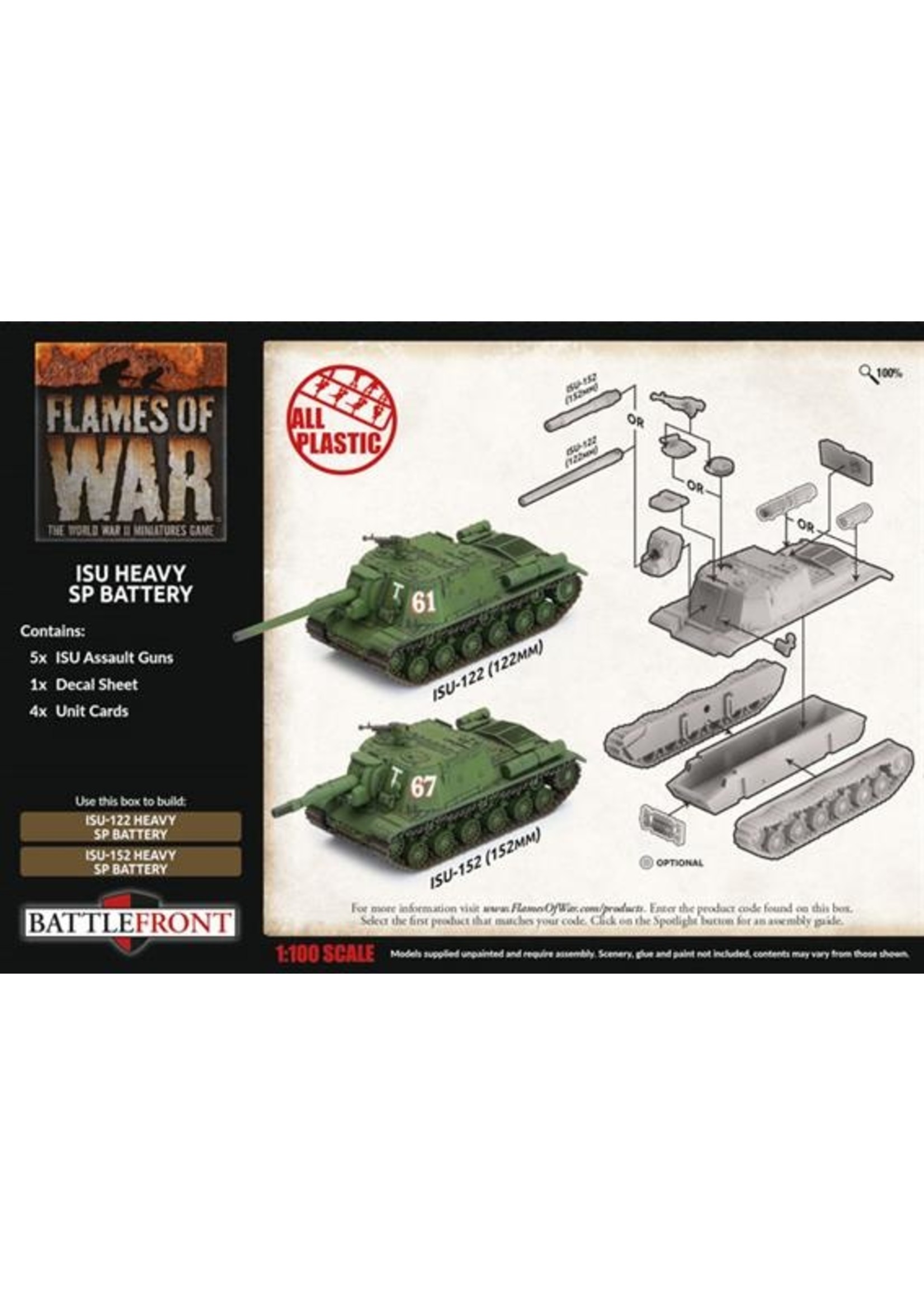 Flames Of War ISU Heavy SP Battery (Plastic)