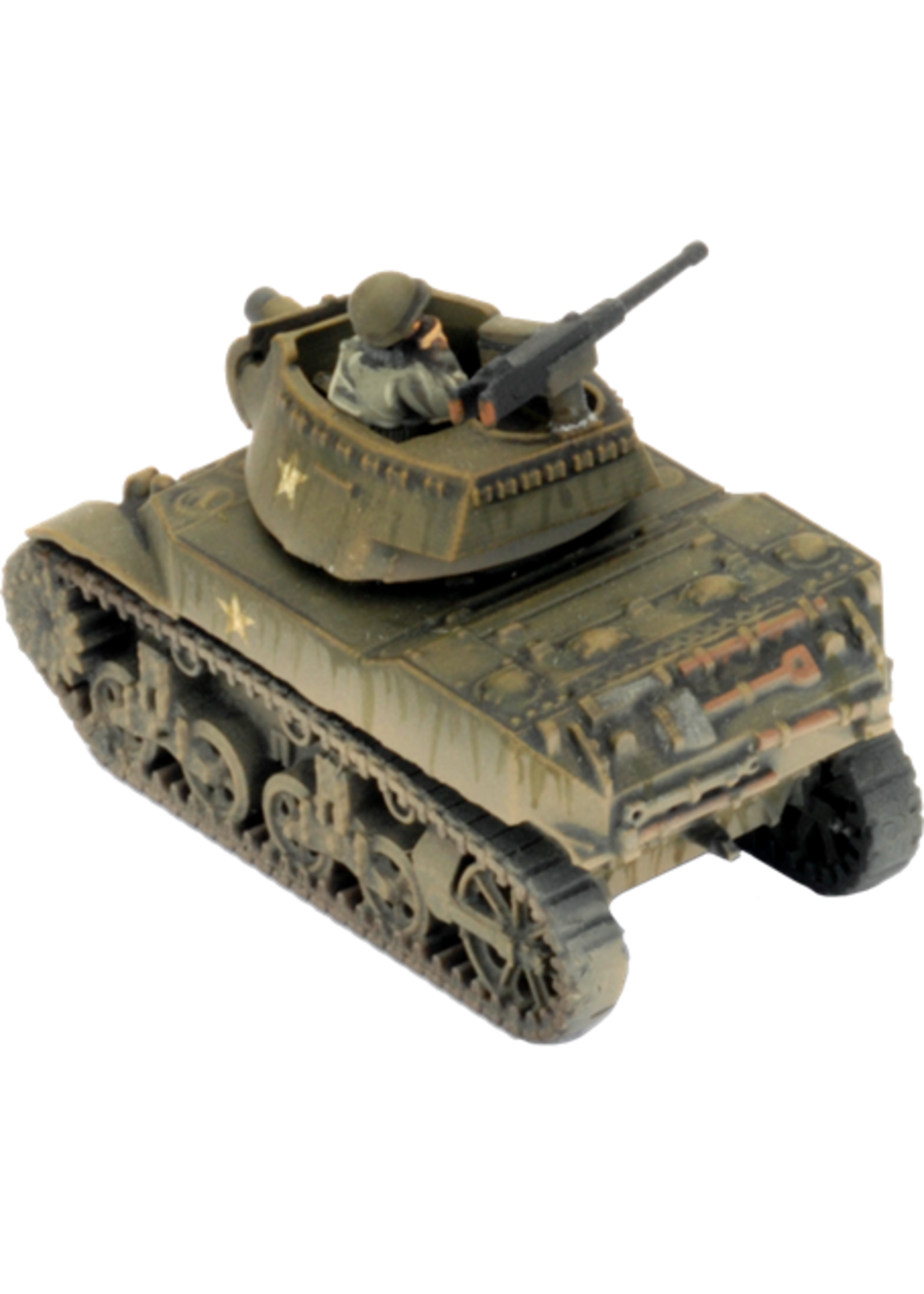 Flames Of War M5 Stuart Light Tank Platoon (x5 Plastic)