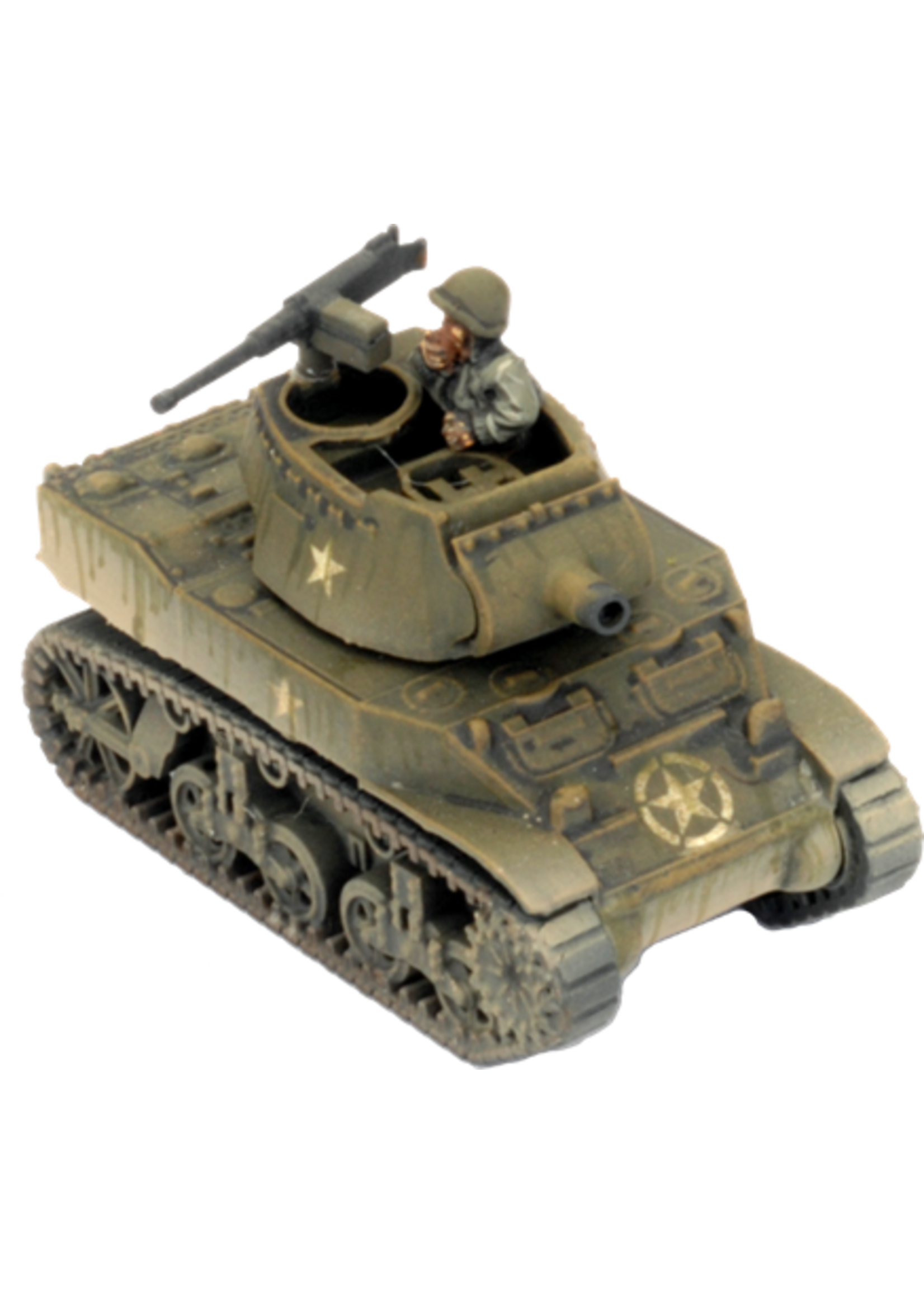 Flames Of War M5 Stuart Light Tank Platoon (x5 Plastic)