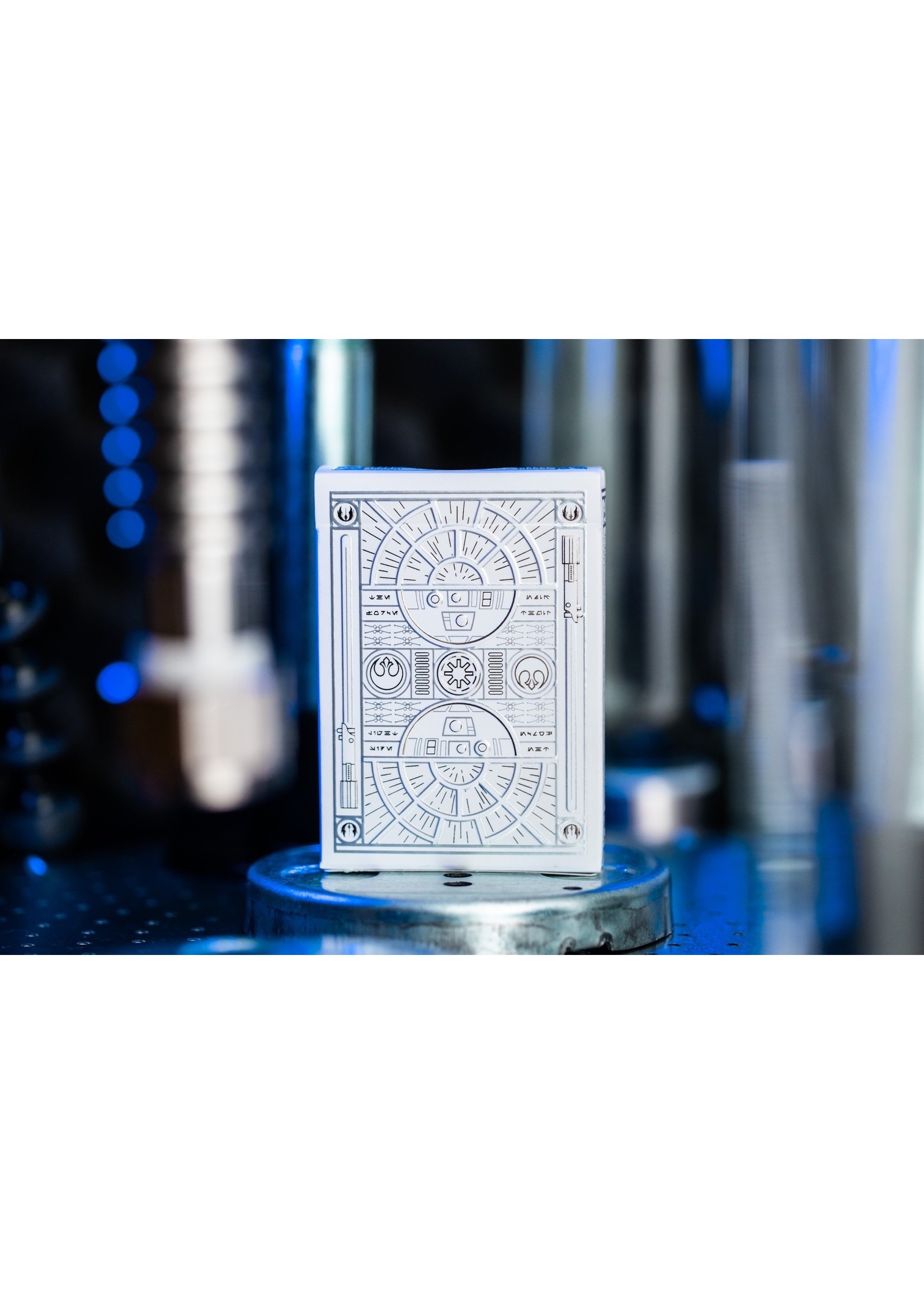 Theory11 Theory11: Star Wars Silver Edition On White Playing Cards