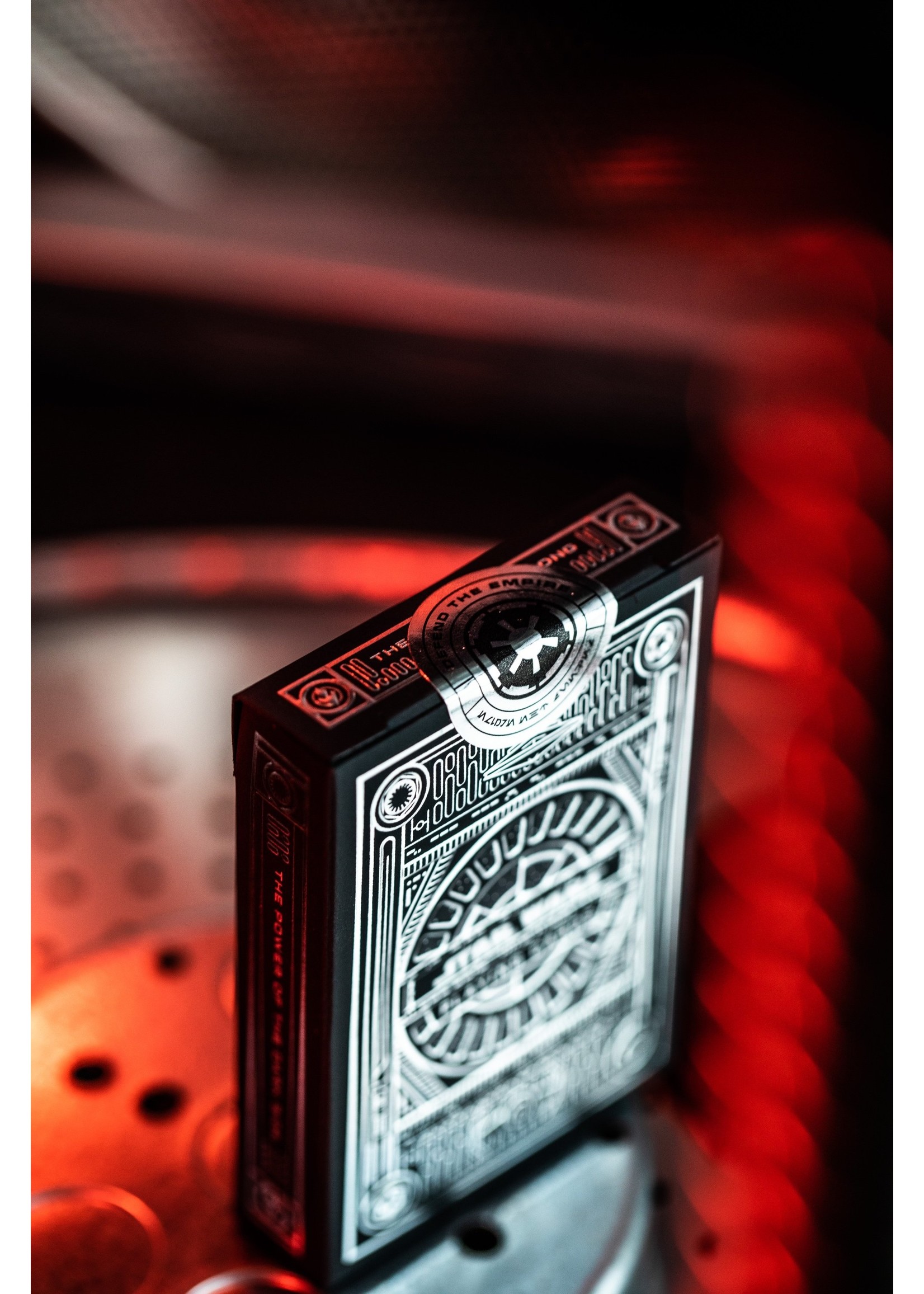 Theory11 Theory11:  Star Wars Silver Edition On Dark Grey Playing Cards