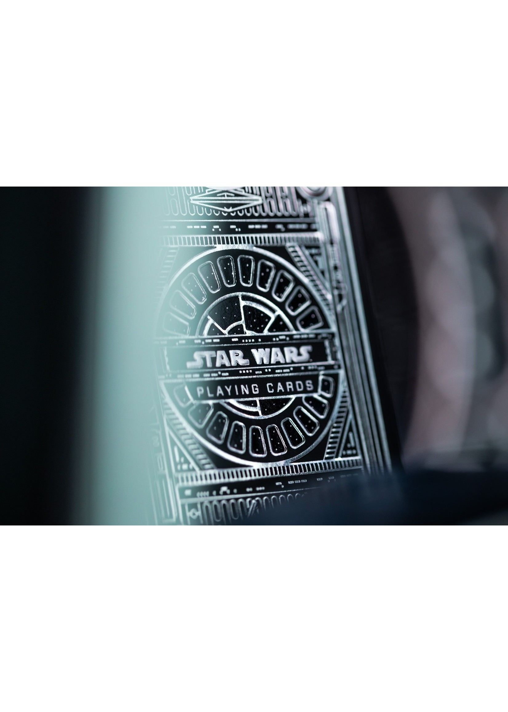 Theory11 Theory11:  Star Wars Silver Edition On Dark Grey Playing Cards