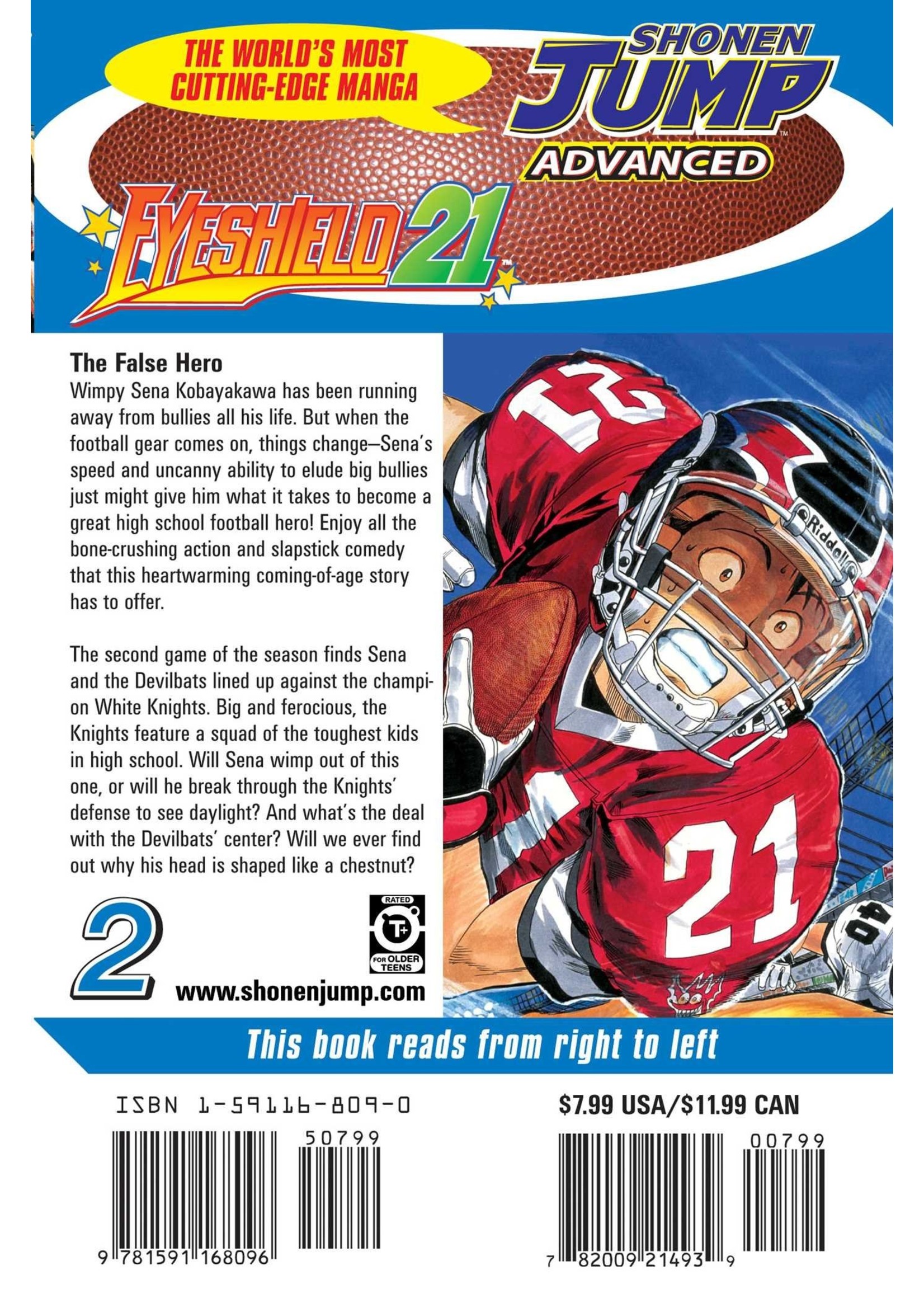 Manga EYESHIELD 21 V2 E1