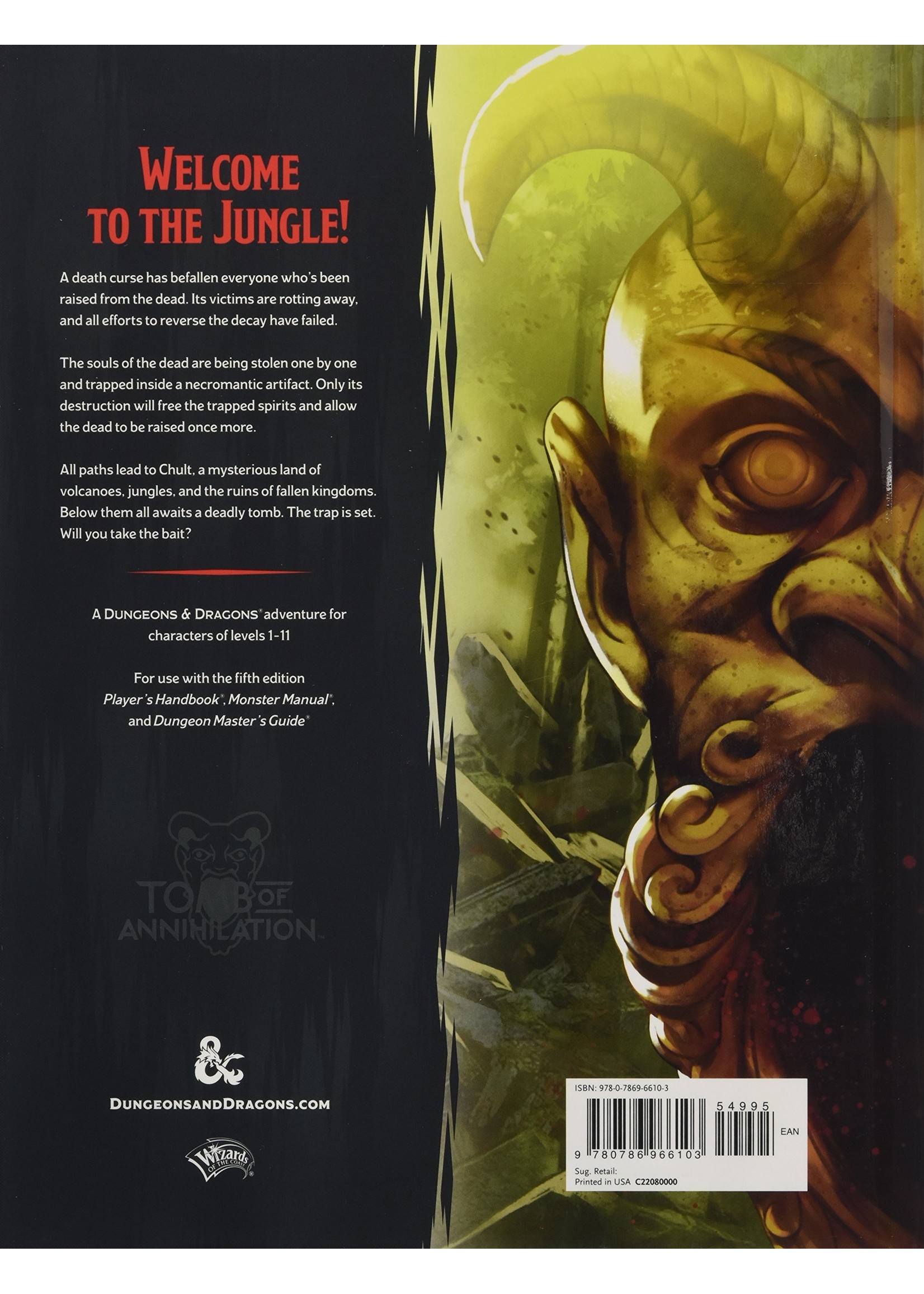 Dungeons & Dragons 5e D&D 5th Edition: Tomb of Annihilation