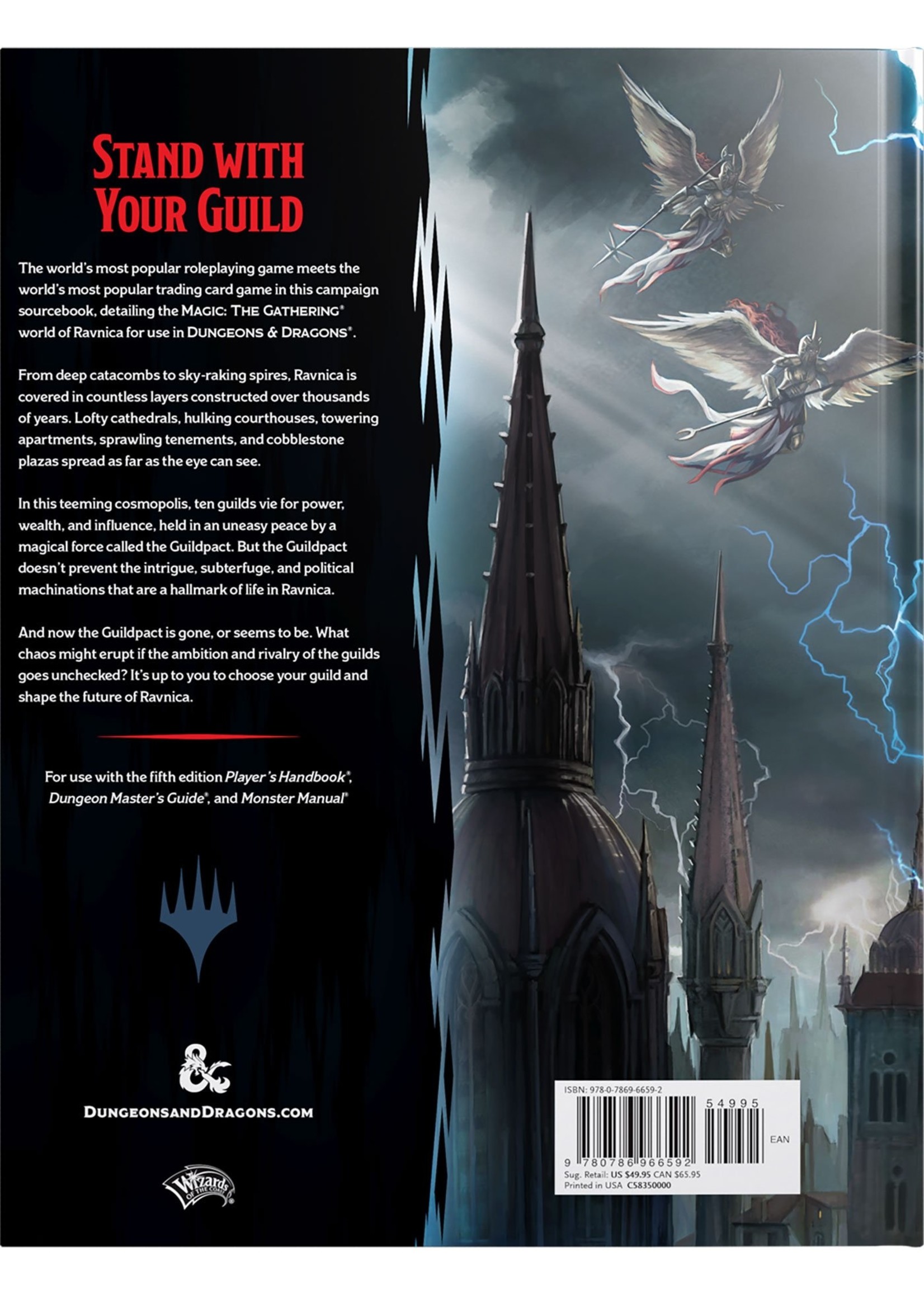 Dungeons & Dragons 5e D&D 5th Edition: Guildmaster's Guide to Ravnica