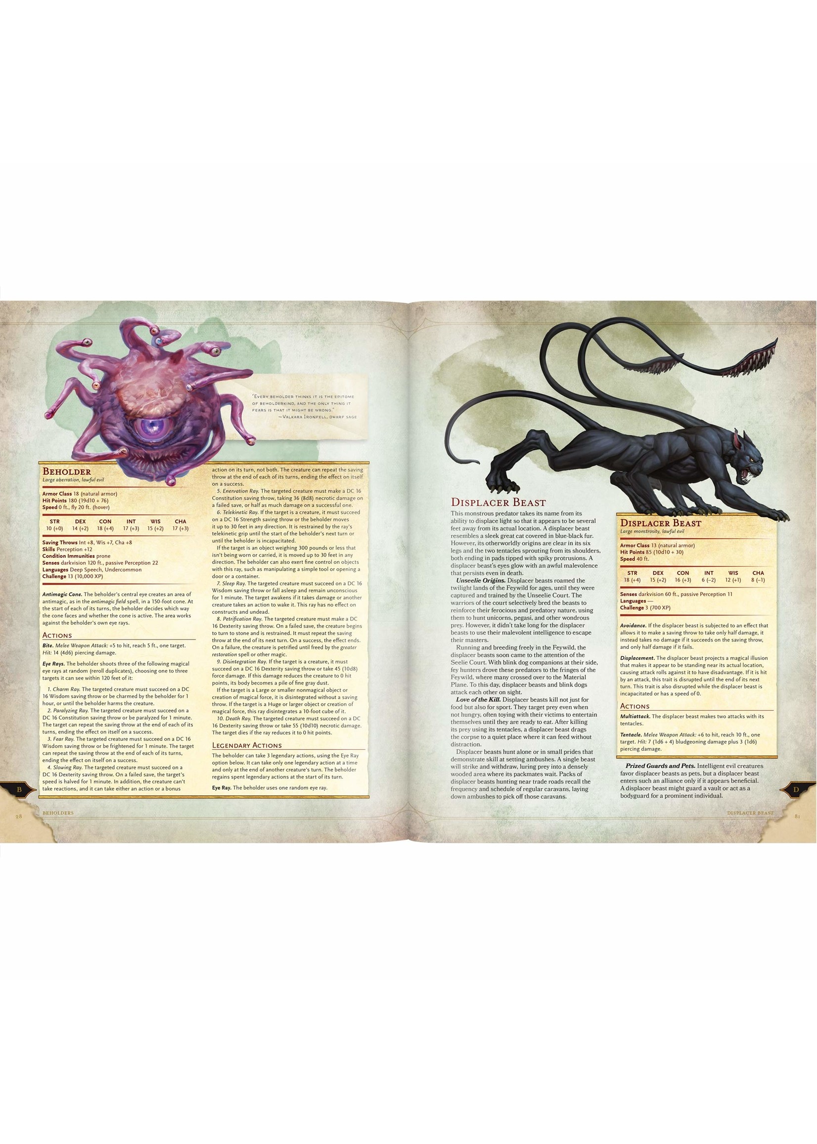 Endulzar Contratado Reflexión D&D 5th Edition: Monster Manual - IRL Game Shop