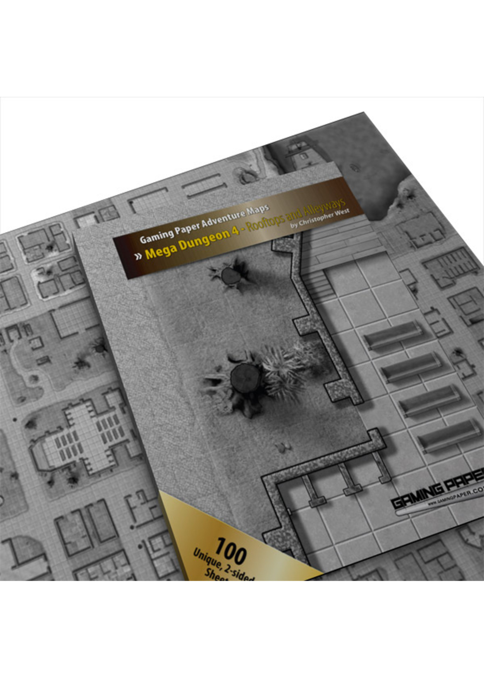 Gaming Paper Mega Dungeon 4: Rooftops and Alleyways