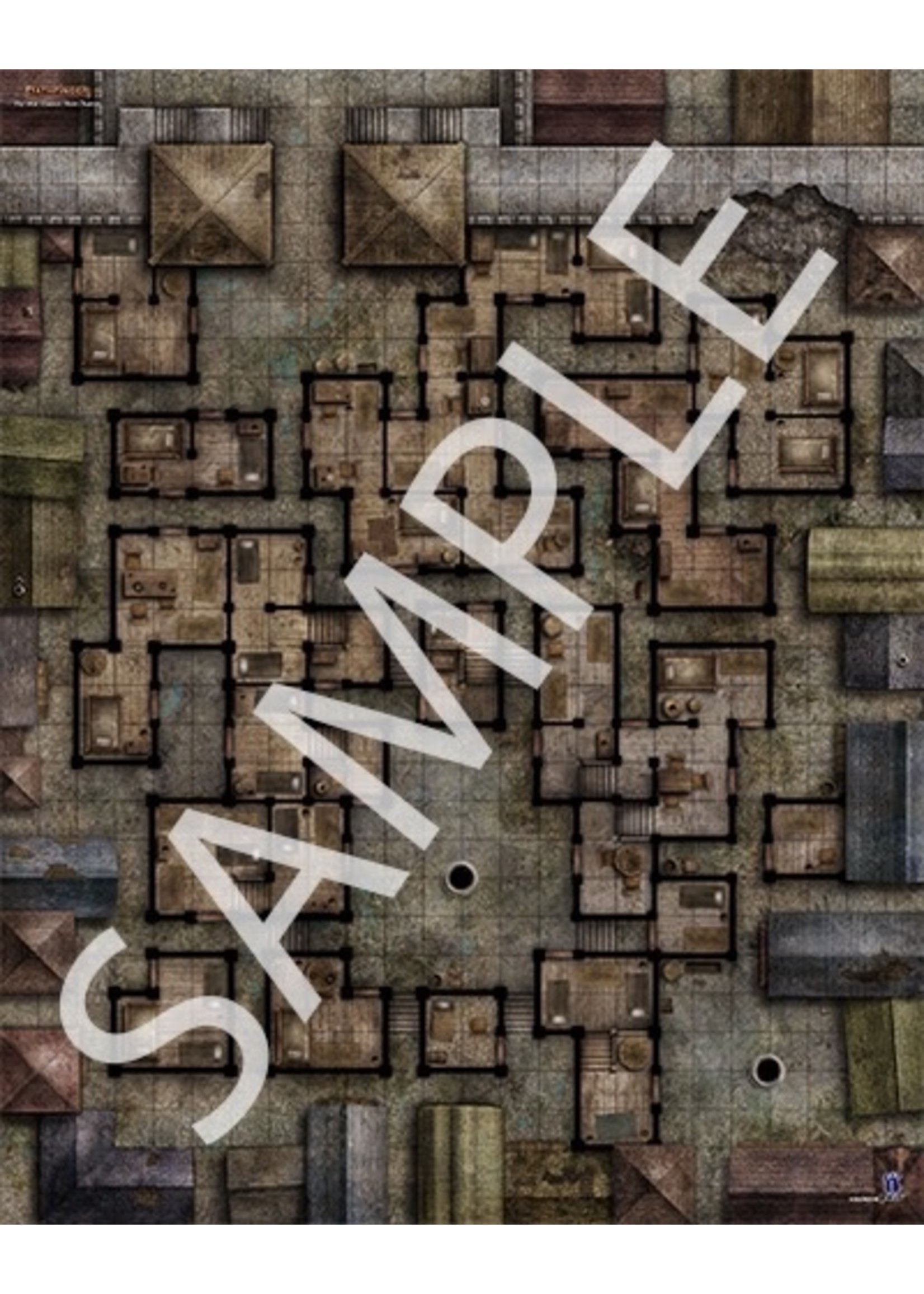 Pathfinder Flip-Mat: Slum Quarter