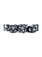 Metal Dice 16MM Black Metal Dice Set