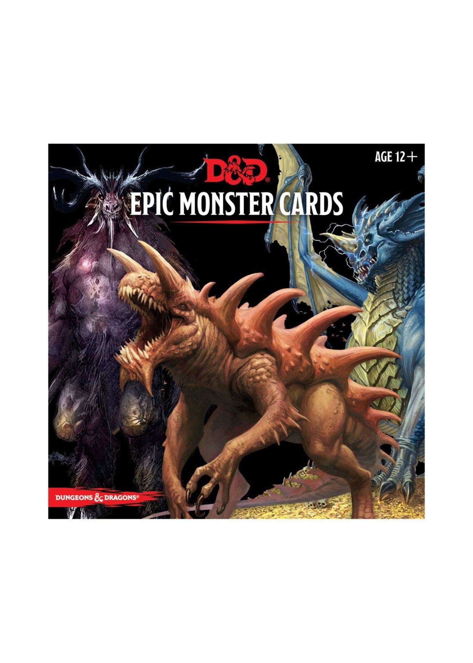 Dungeons & Dragons 5e D&D, 5e: Monster Cards- Epic Monsters (77 cards)