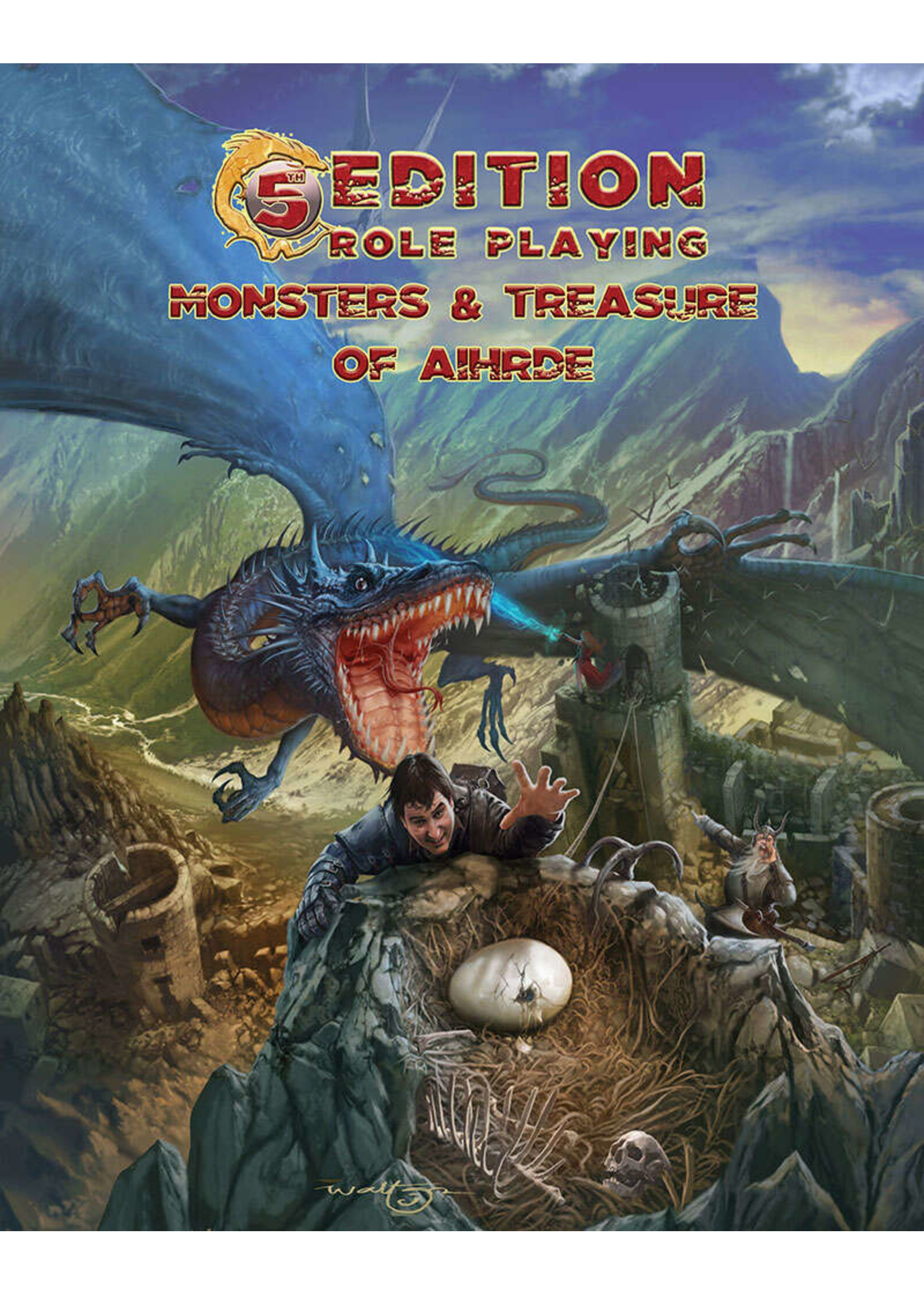 Dungeons & Dragons 5e D&D 5th Edition: Monster & Treasure of Aihrde