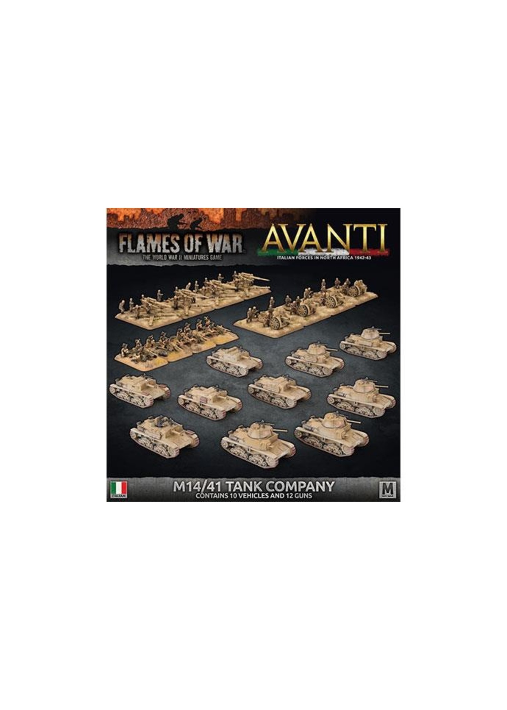 Flames Of War Italian Avanti Army Deal (MW)