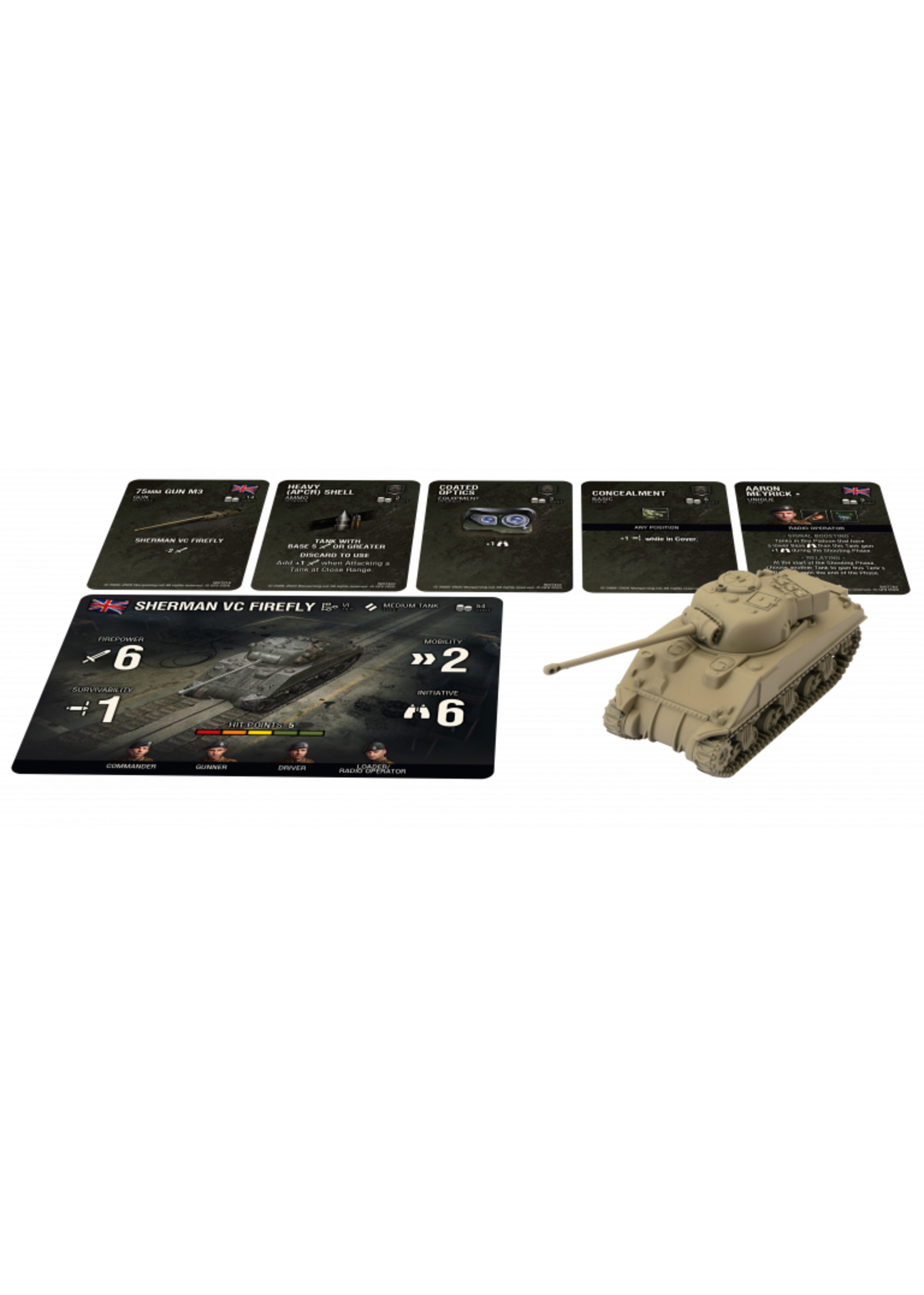 World Of Tanks World Of Tanks: Miniatures Game - British Sherman VC Firefly (Wave III)