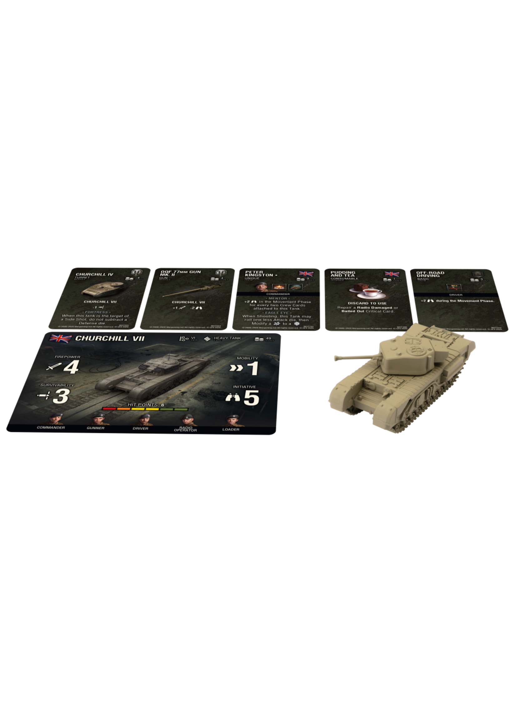 World Of Tanks World of Tanks: Miniatures Game - British Churchill VII (Wave V)