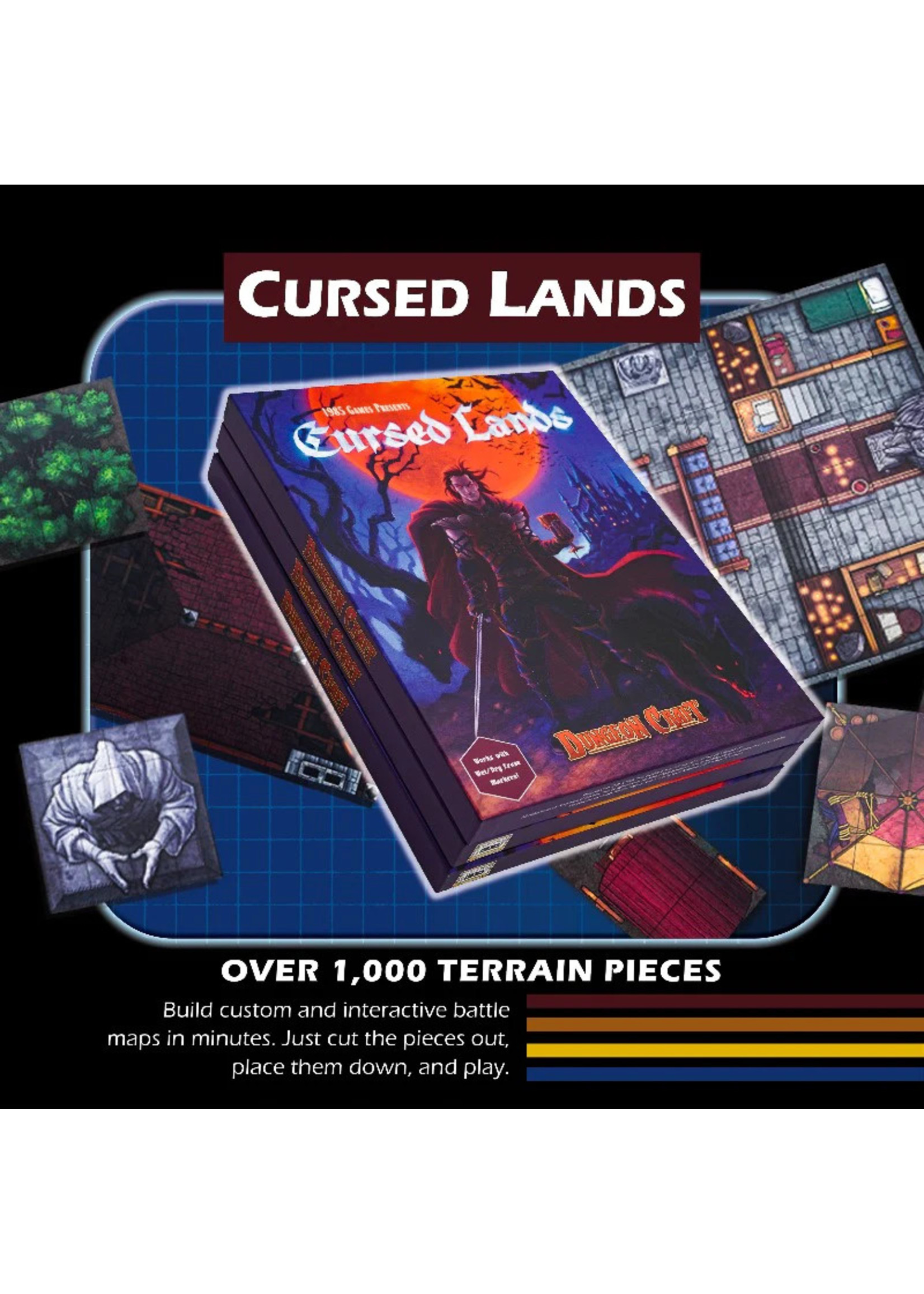 1985 Games Dungeon Craft - Cursed Lands Book