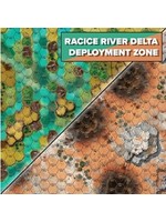 BattleTech: Battle Mat- Tukayyid- Racice River Delta/Deployment Zone